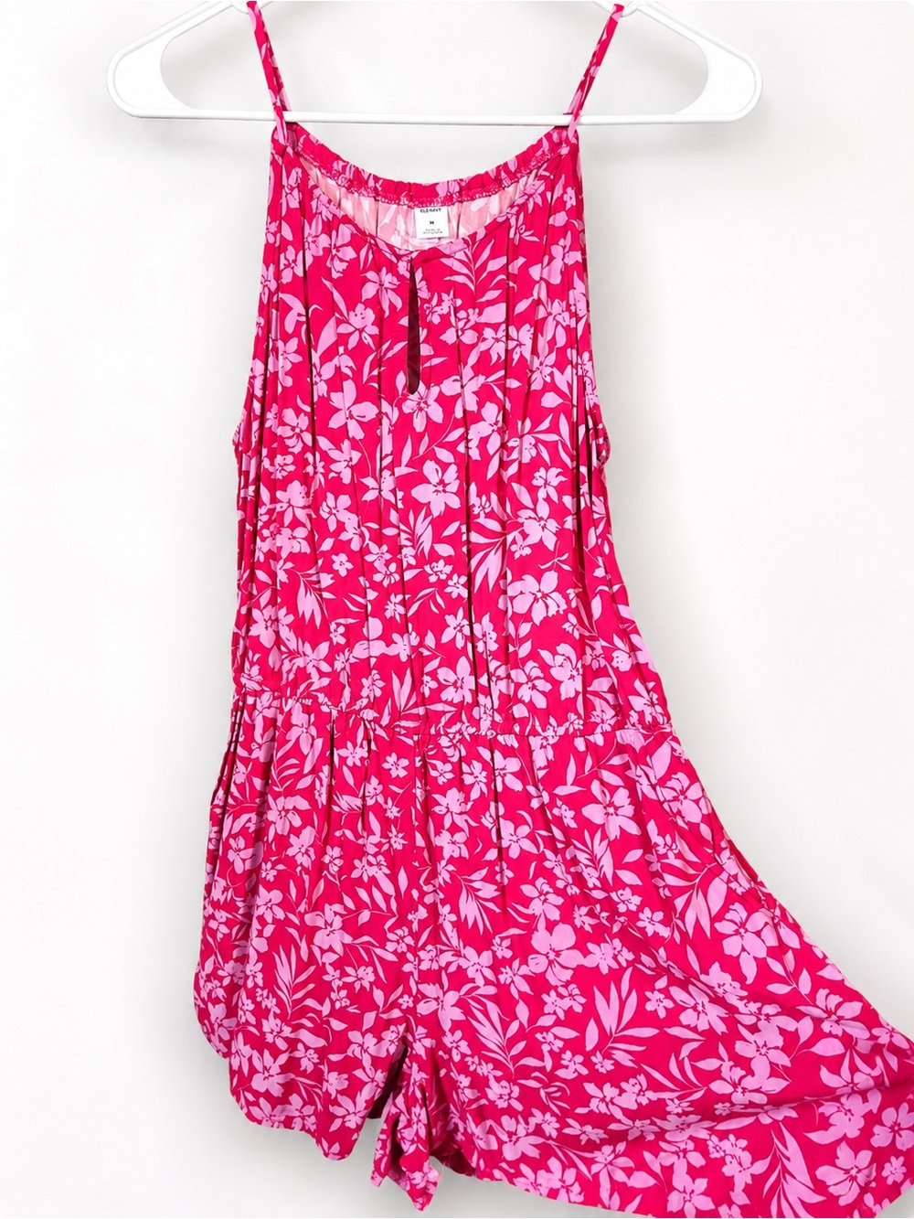 Old Navy Pink Floral Romper – Size Medium